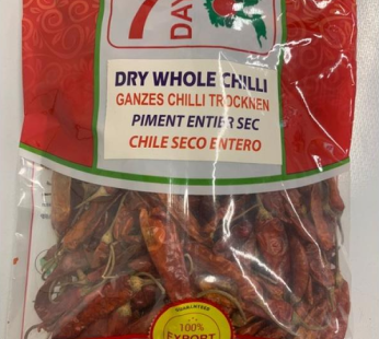 7Days Dry Whole Chilli 100G
