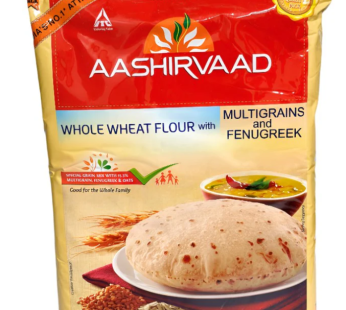 Aashirvaad Whole Grains Wheat Atta 10Kg